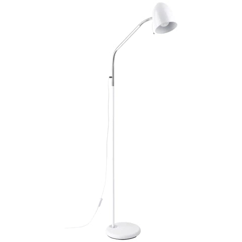 Lara 1 Light Metal Reading Adjustable Floor Lamp