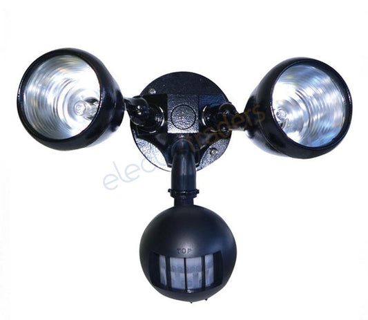 Housewatch Twin Halogen Sensored Security Flood Lights