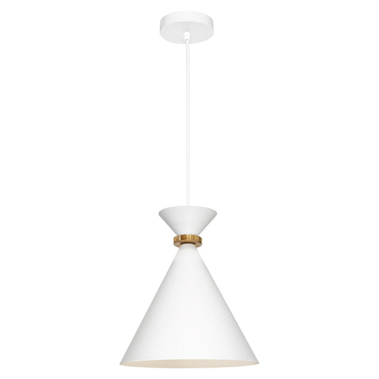 Julia 1Lt Metal Shade Pendant Light