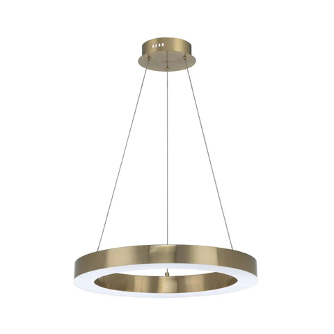 Medine LED Round Halo Ring Pendant Light