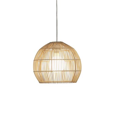 Batu Rattan Natural Cane Pendant Light