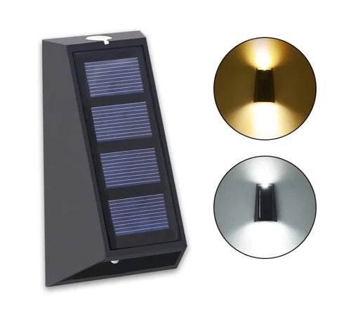 Solar Powered 1.5W LED Up/Down Wall Light
