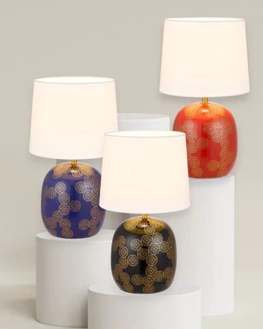 Wishes Oriental Ceramic Table Lamp